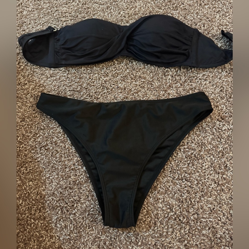 SHEIN Black Bikini Set